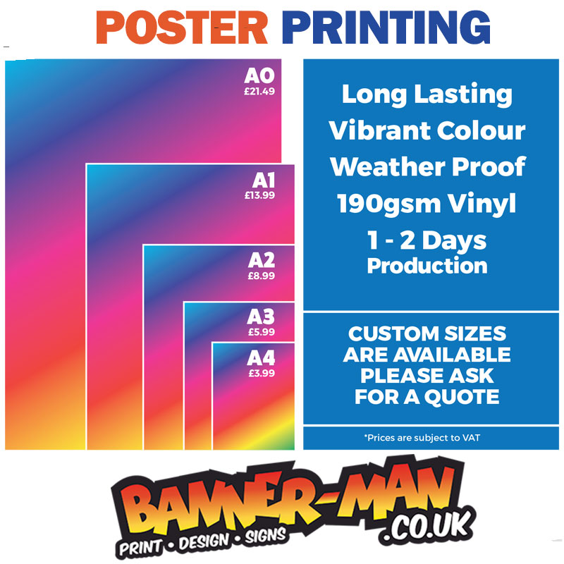 Custom Vinyl Posters