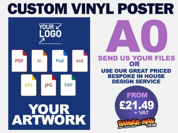 A0 Custom Vinyl Poster