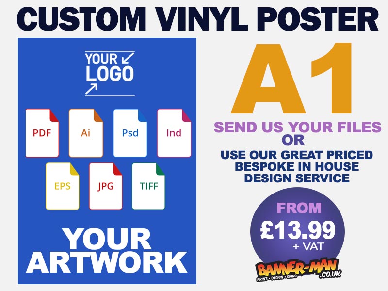 A2 Personalised Posters Printed On Photo Paper Just £5.99 Each